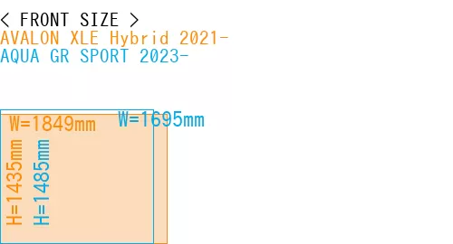 #AVALON XLE Hybrid 2021- + AQUA GR SPORT 2023-